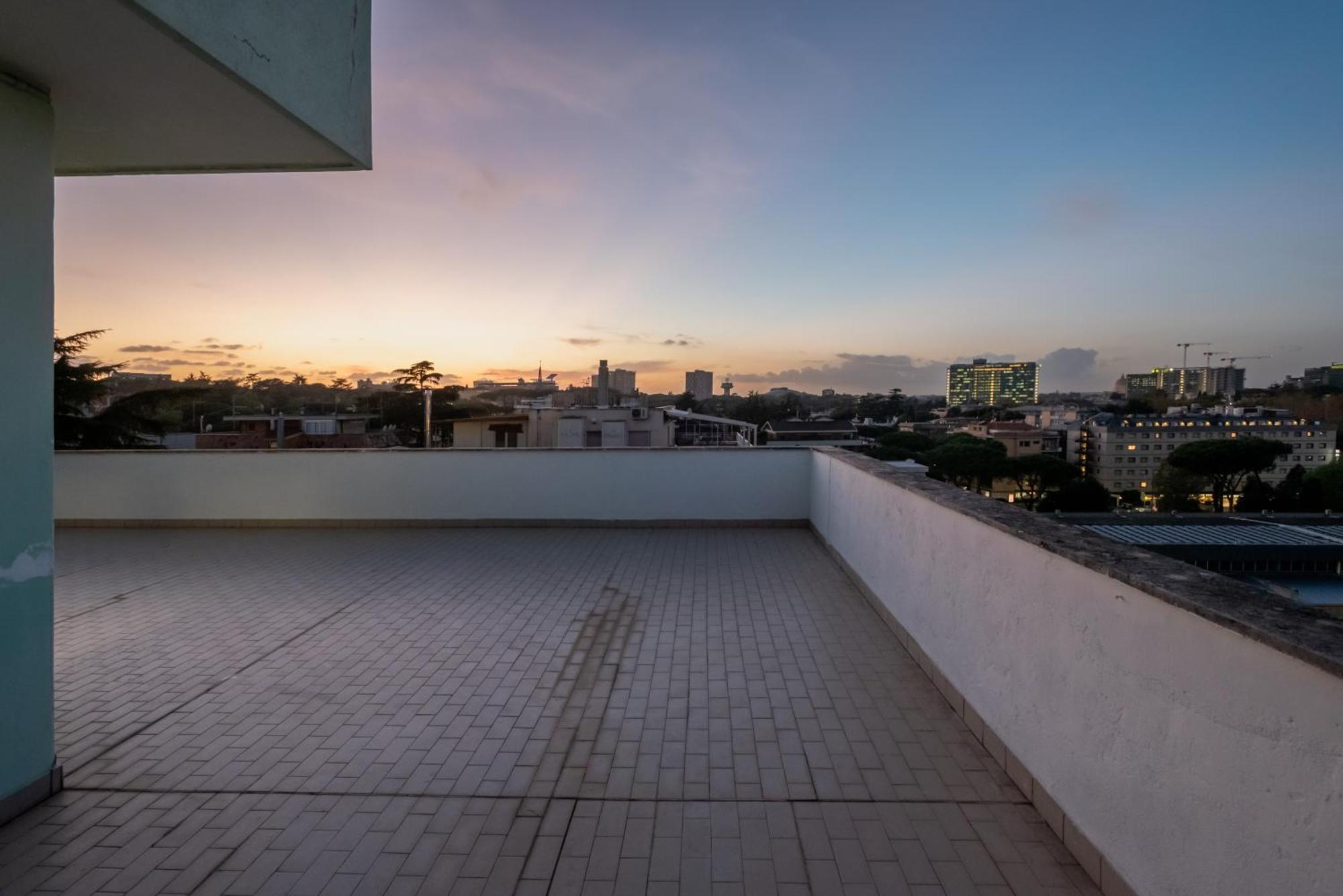 Eur - Penthouse Apartamento Roma Exterior foto