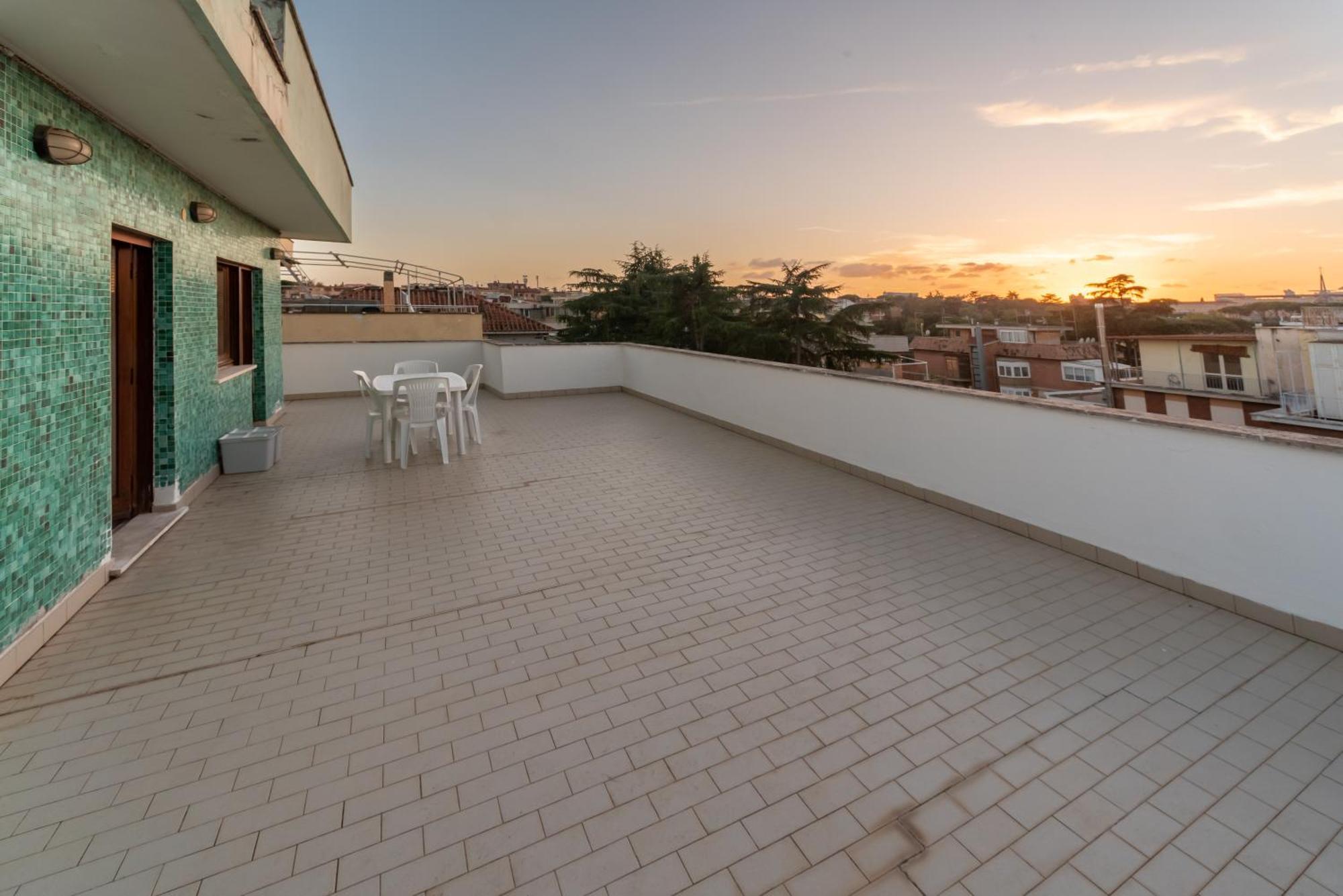 Eur - Penthouse Apartamento Roma Exterior foto